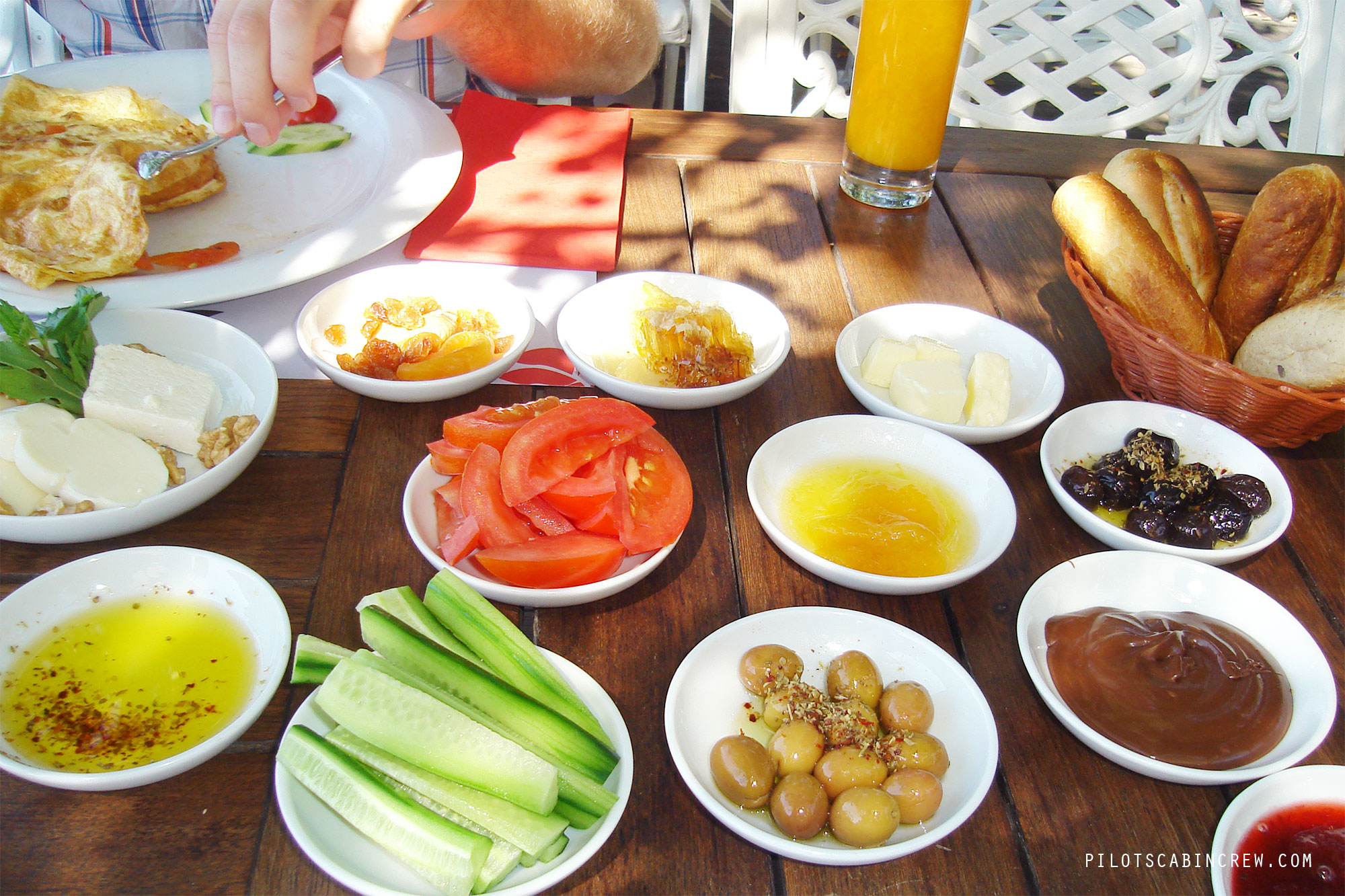 Turkish Breakfast at The Big Man - Good times in Antalya