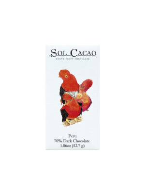 70% Peru Chocolate - Sol Cacao - Pilots + Cabin Crew Shop